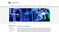 Desktop Screenshot of investor.edap-tms.com