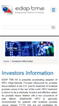 Mobile Screenshot of investor.edap-tms.com